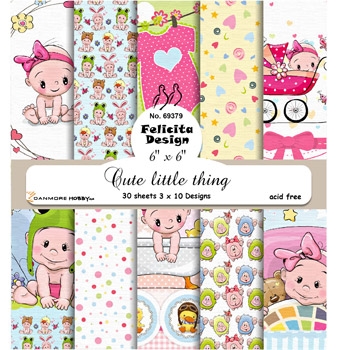 Felicita Design Cute little thing 3x10design 15x15cm 200g